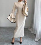 SELIANNE – Robe Maxi "Aurore" à Manches Volantées - Véluxe - Daily Look