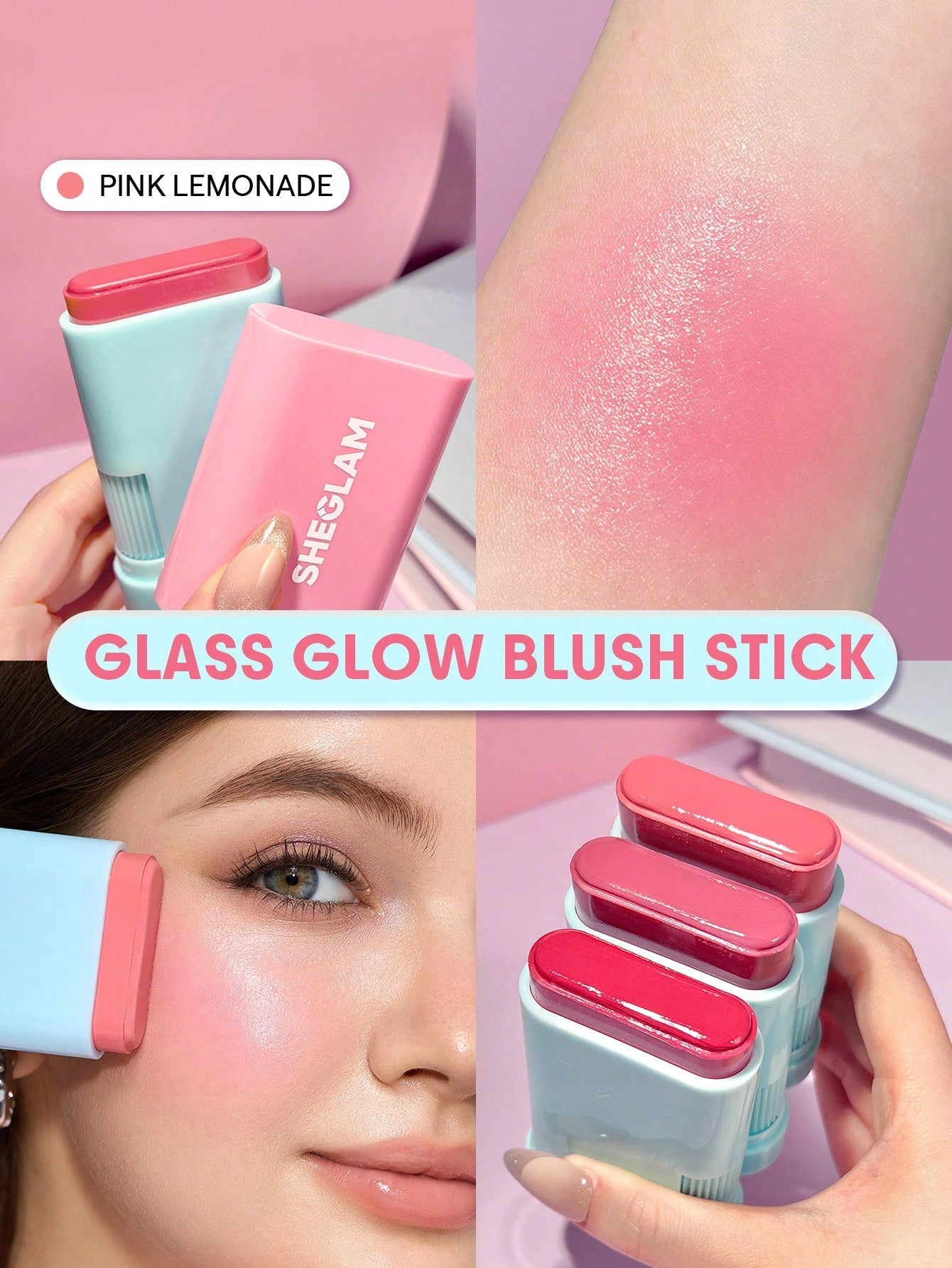 SHEGLAM – Blush Stick Glass Glow - Véluxe - Daily Look