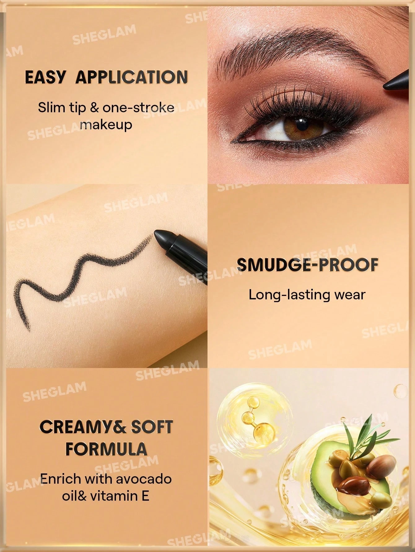 SHEGLAM – Crayon Khôl Bold Moves - Véluxe - Daily Look