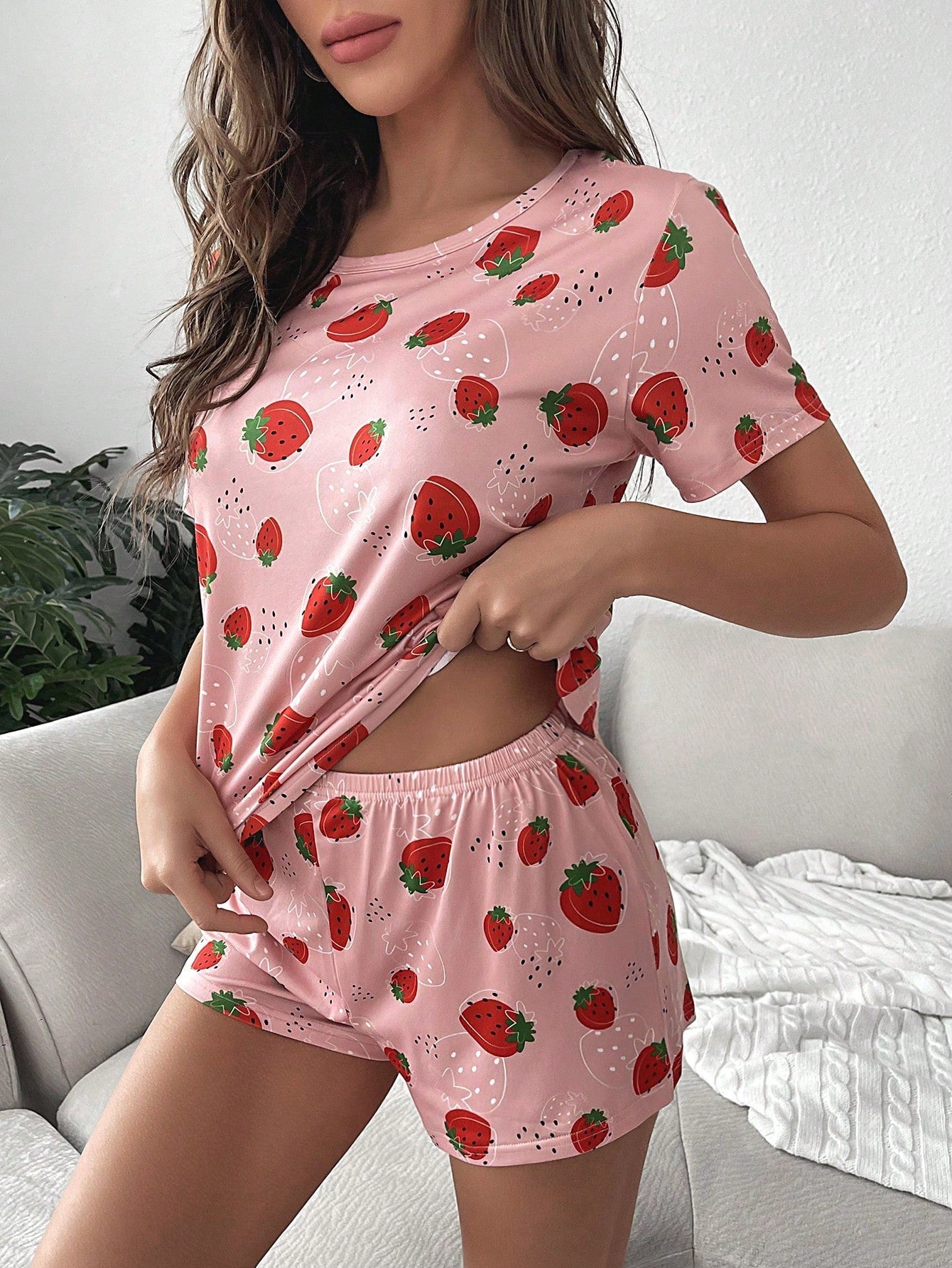 SW SLUMBER - Ensemble Pyjama "Sweet Strawberry" - Véluxe - Daily Look