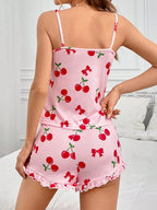 SWEET HN - Ensemble Pyjama Court "Cherry" - Véluxe - Daily Look