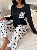 SWEET HN - Ensemble Pyjama "Cozy Hearts" - Véluxe - Daily Look