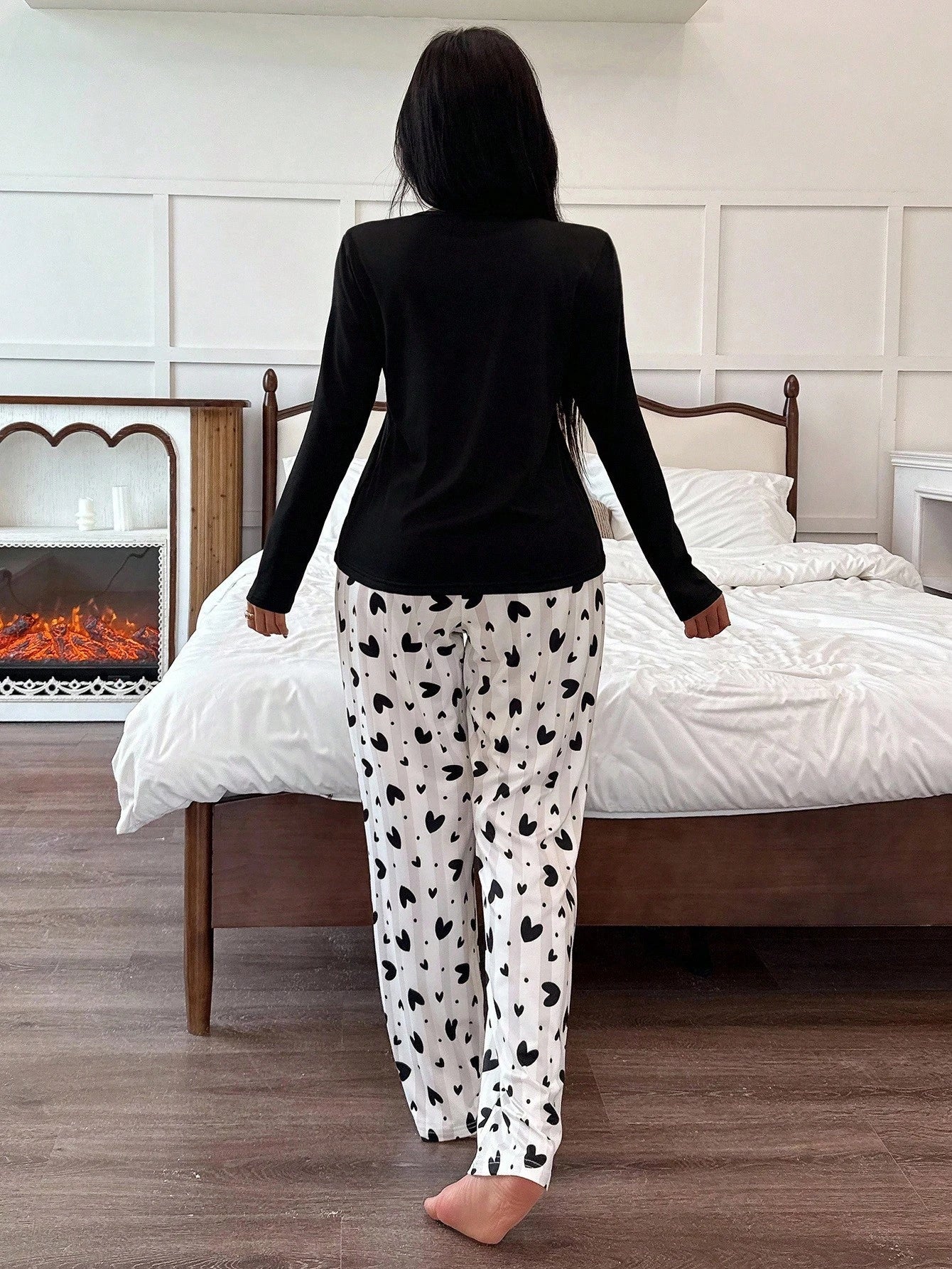 SWEET HN - Ensemble Pyjama "Cozy Hearts" - Véluxe - Daily Look
