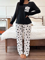 SWEET HN - Ensemble Pyjama "Cozy Hearts" - Véluxe - Daily Look