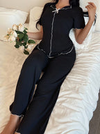 SWEET HN - Ensemble Pyjama "Midnight Chic" - Véluxe - Daily Look