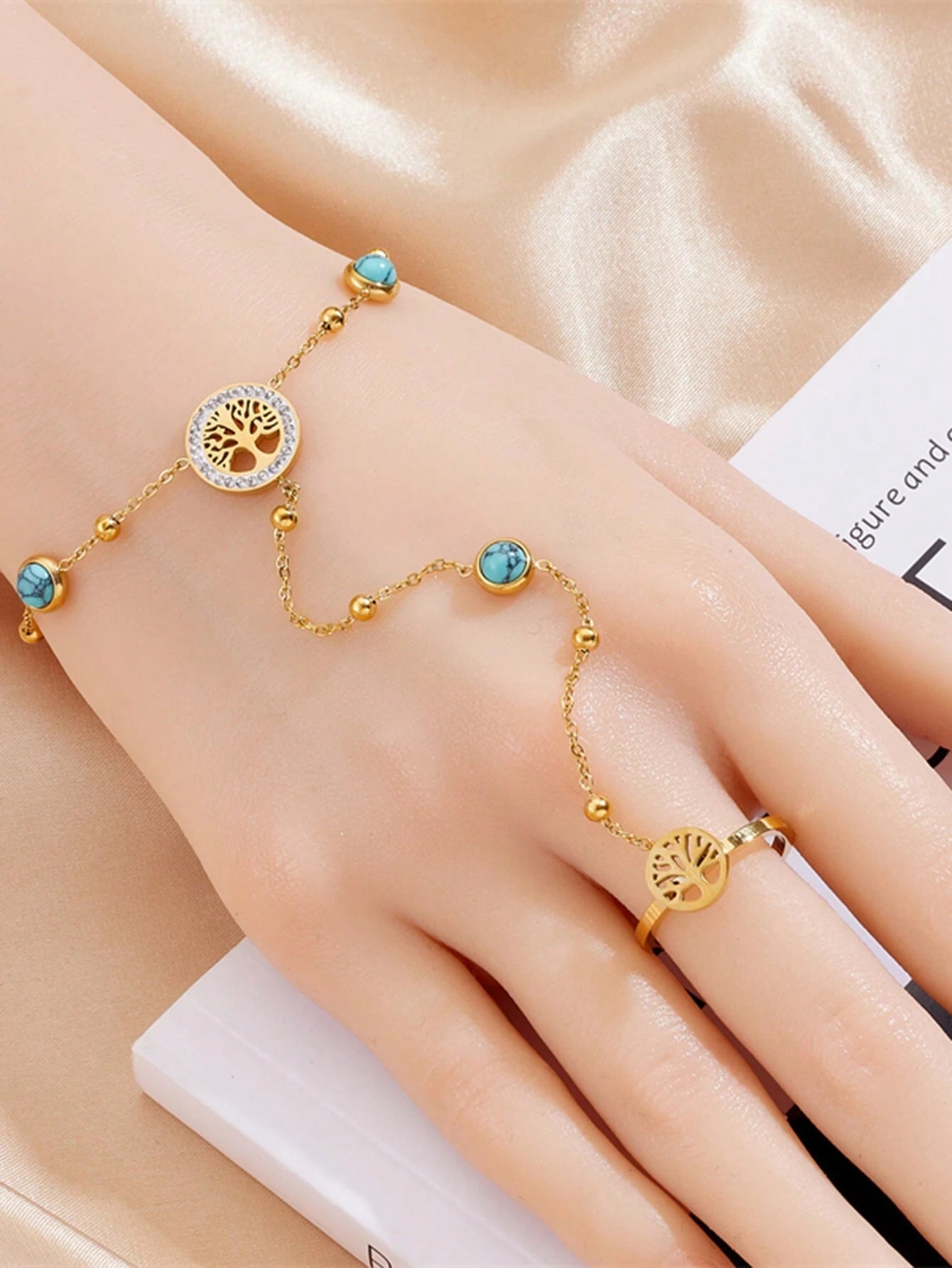 XYNK - Bracelet de Main "Arbre de Vie" - Véluxe - Daily Look