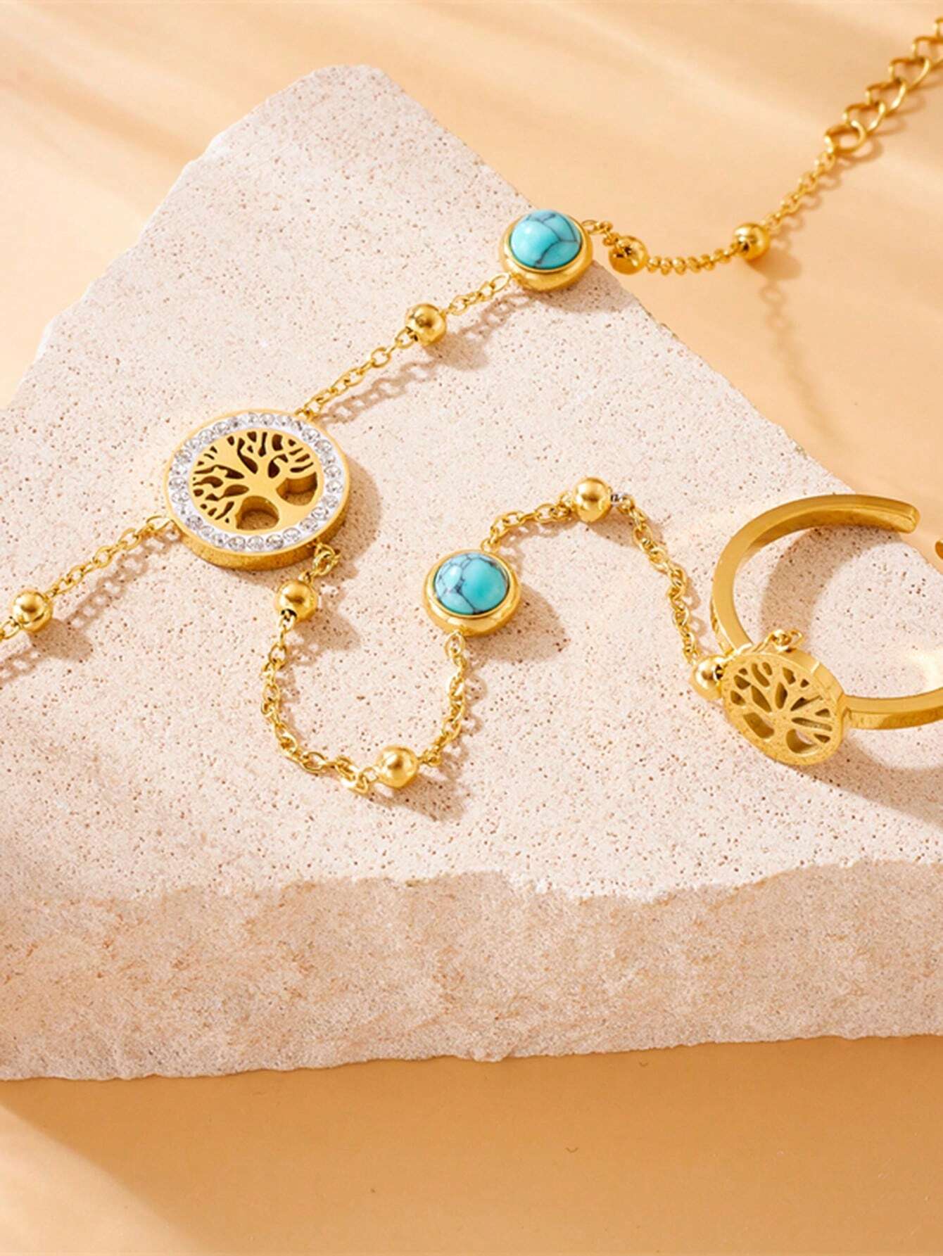 XYNK - Bracelet de Main "Arbre de Vie" - Véluxe - Daily Look