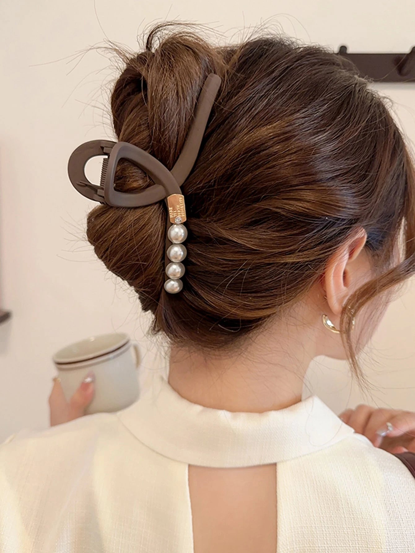 YWDER – Pince à Cheveux "Élégance Perle" - Véluxe - Daily Look