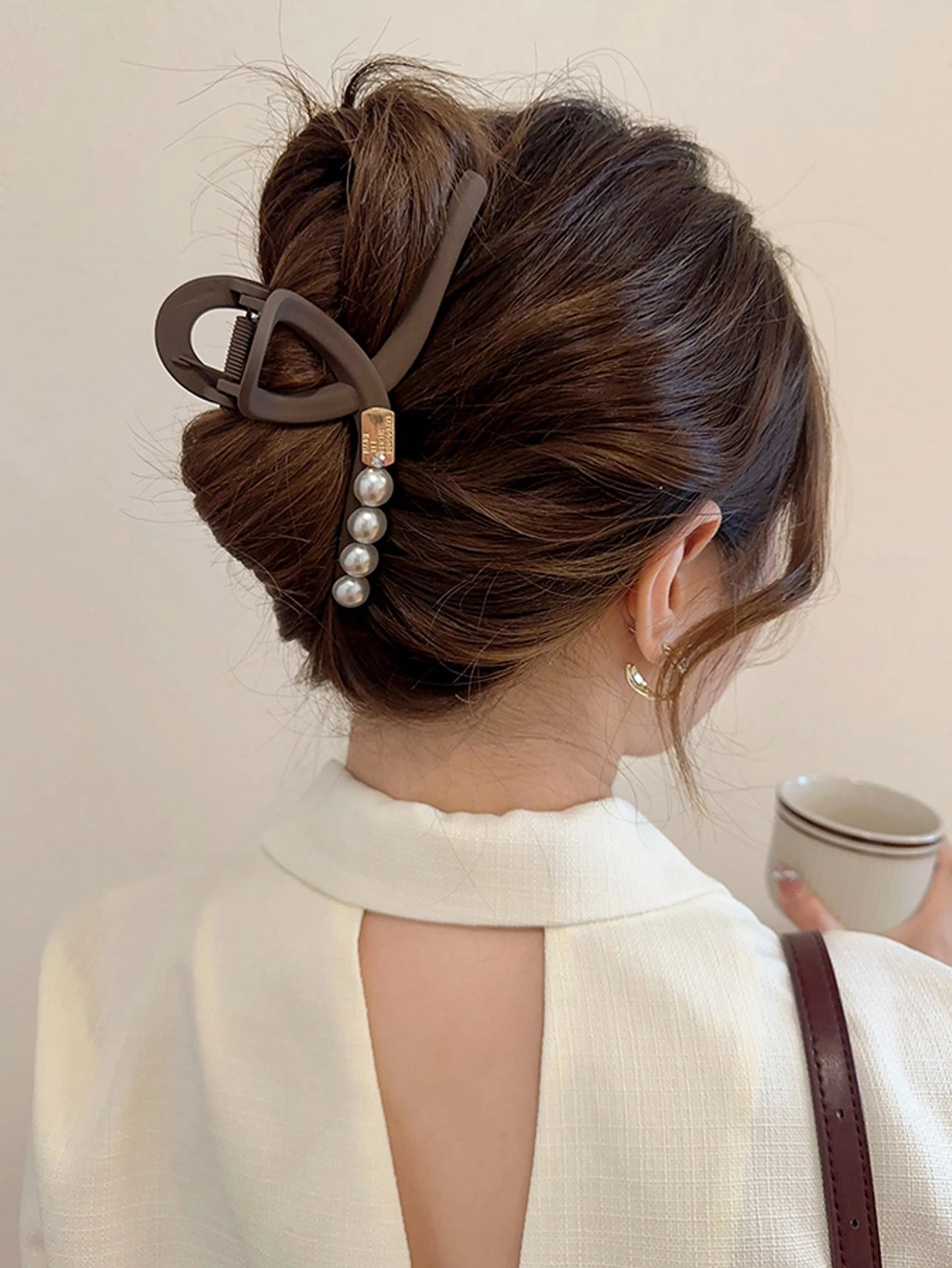 YWDER – Pince à Cheveux "Élégance Perle" - Véluxe - Daily Look