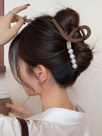 YWDER – Pince à Cheveux "Élégance Perle" - Véluxe - Daily Look