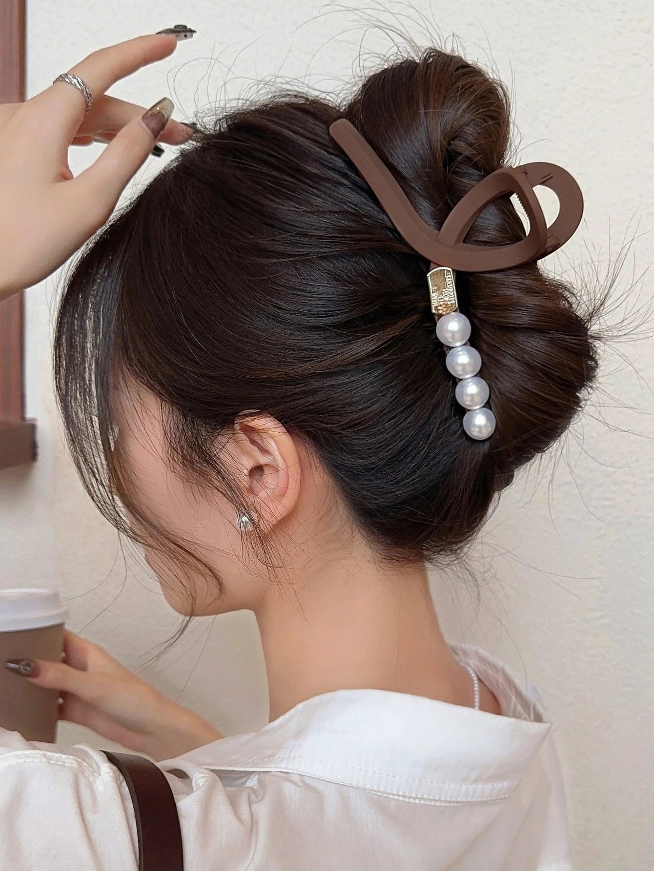 YWDER – Pince à Cheveux "Élégance Perle" - Véluxe - Daily Look